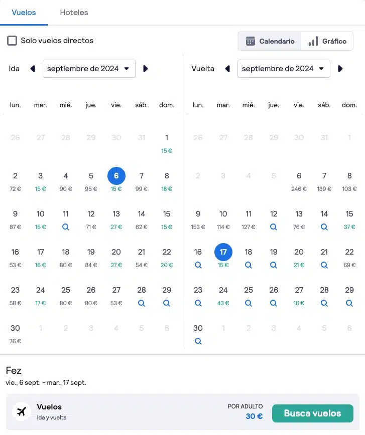 truco viaje barato en skyscanner